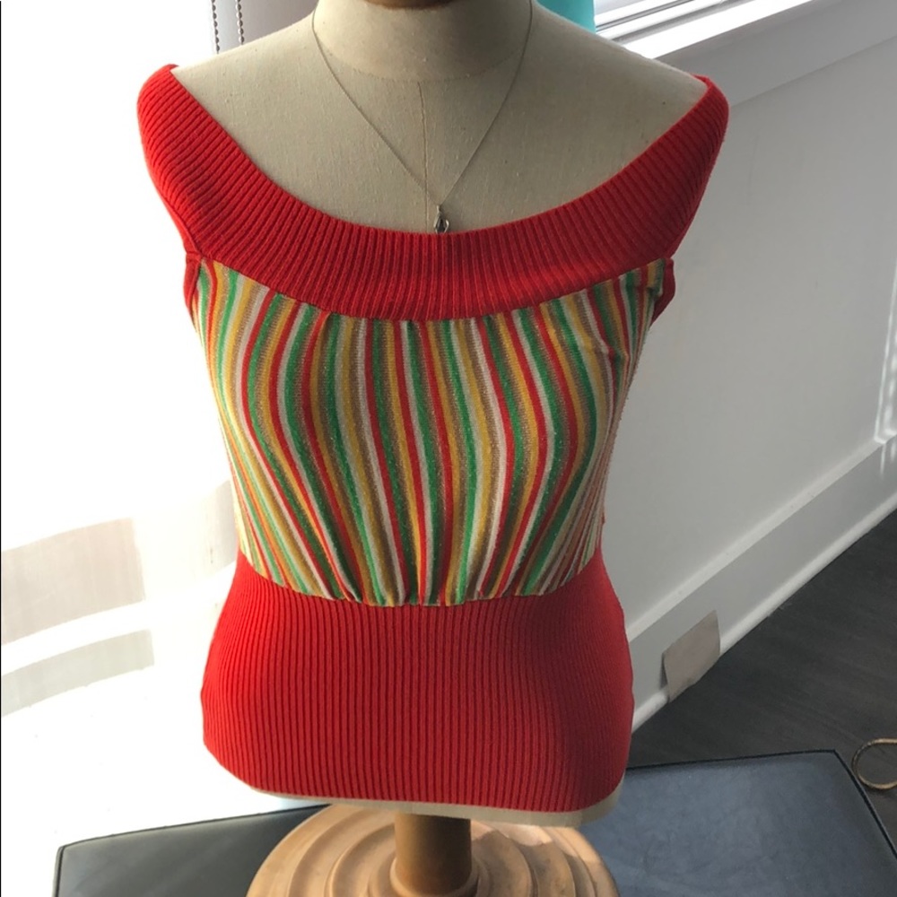 Multi colored top
